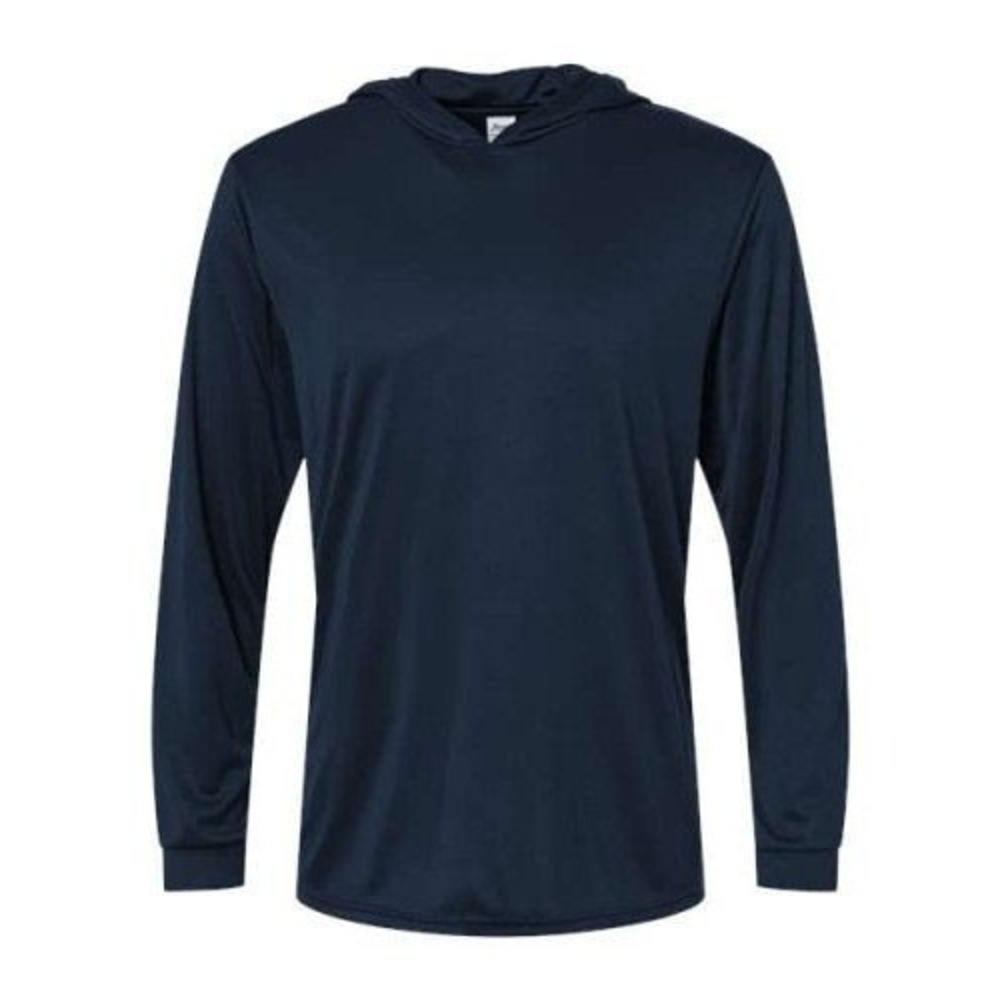 Paragon Unisex Bahama Performance UPF50+ Hooded Long Sleeve T-Shirt - Navy - M